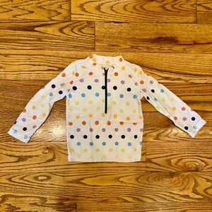 Primary Rash Guard with Polka Dots - 12-18 months